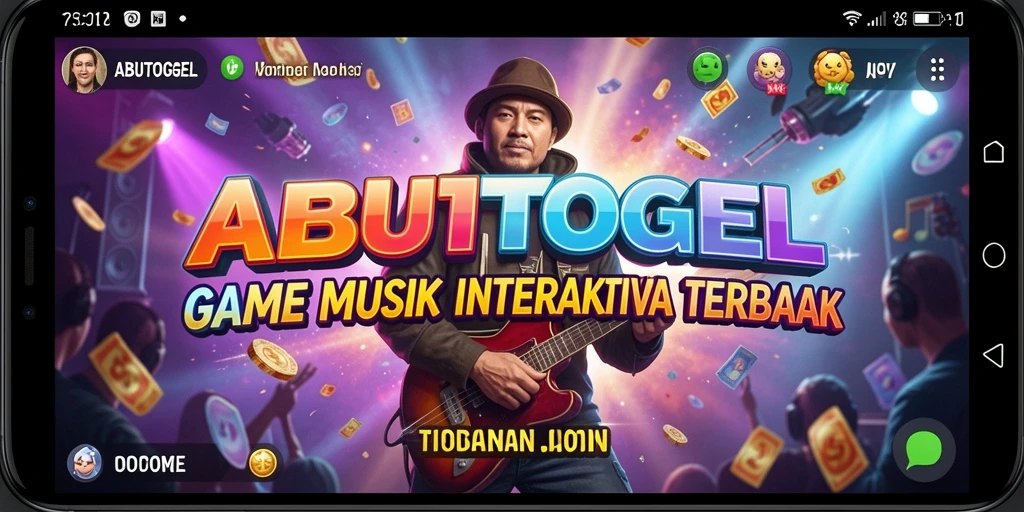 Tangkapan layar gameplay <strong>ABUTOGEL</strong> menunjukkan pengalaman musik yang seru.