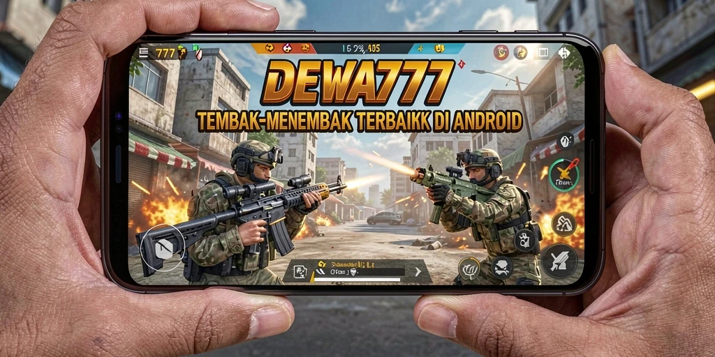 Tampilan gameplay seru DEWA777 dalam aksi tembak-menembak.