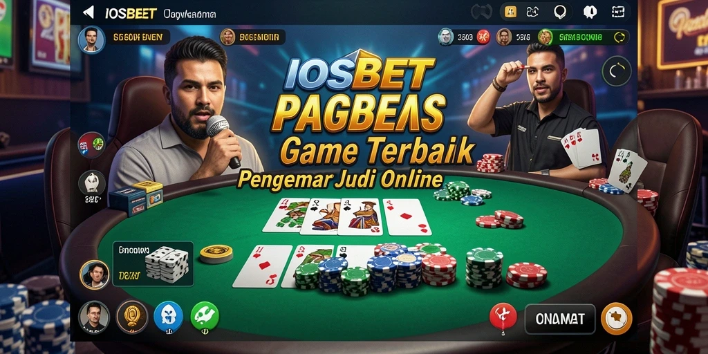 Tampilan menarik dari gameplay Poker di IOSBET.