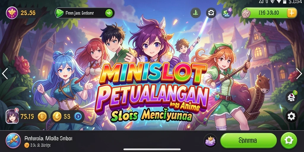 Gameplay seru MINISLOT dengan karakter anime favorit.