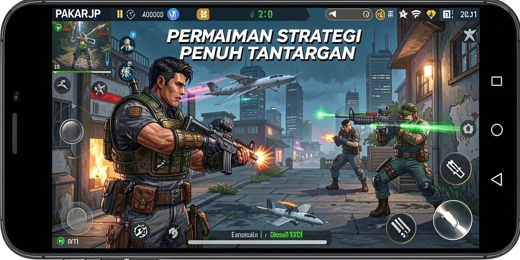 Gameplay PAKARJP yang menantang dan menarik.
