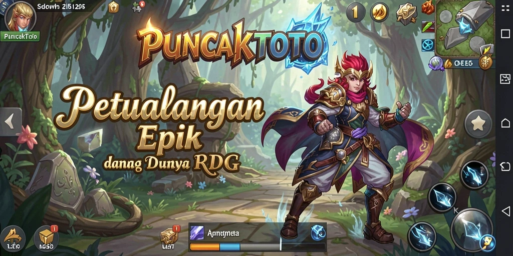 Tangkapan layar menunjukkan aksi pertarungan menarik dalam PUNCAKTOTO.