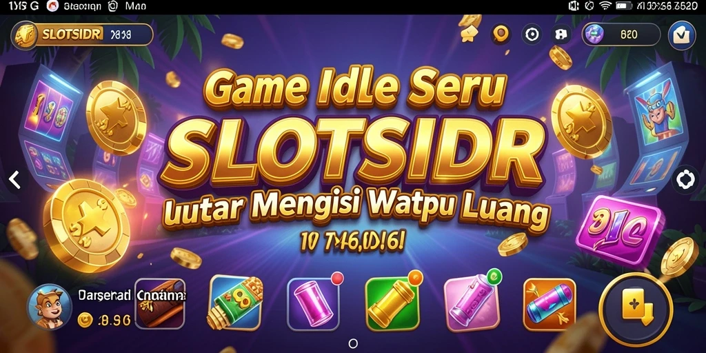 Tampilan gameplay SLOTSIDR dengan mesin slot yang mengasyikkan.